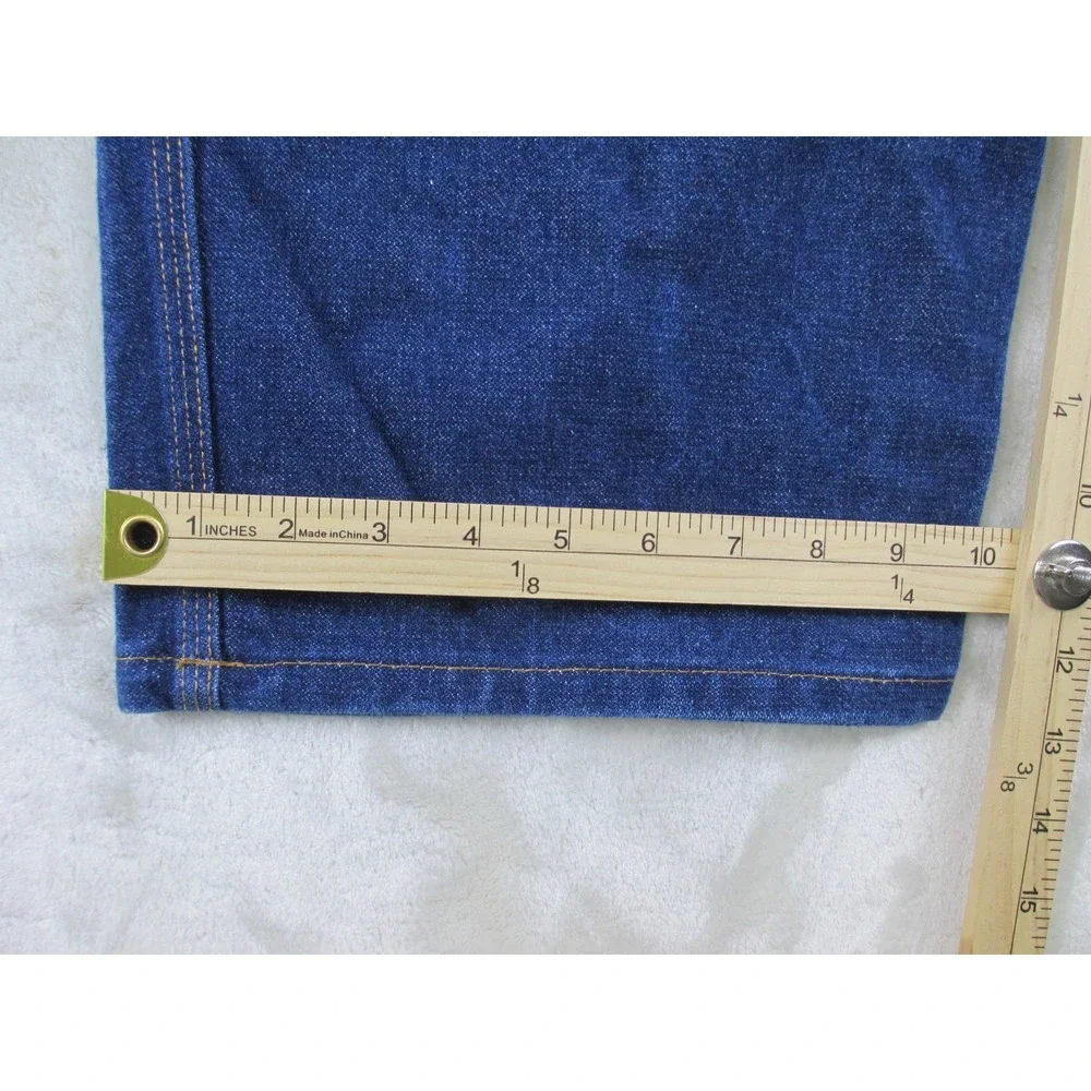 Tyndale FR Pants Mens 50 Blue Denim Jeans Cotton Pockets HEMMED Rodeo‎ 50X30*